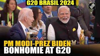 G20 Summit 2024: PM Modi, President Joe Biden share laughs, watch moments