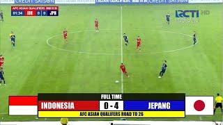 SUDAH BERJUANG SEKUAT TENAGA! Inilah Hasil Indonesia vs Jepang AFC World Cup QUALIFIERS