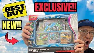 I Bought NEW POKEMON CARDS at BESTBUY! Opening the $50 Paradox Wisdom Premium Collection Box!