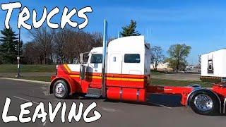 MATS 2024 Trucks Leaving Mid America Truck Show