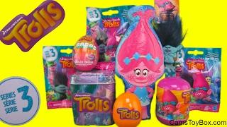 Dreamworks Trolls Easter Chocolate Poppy Surprise Tins Series 3 Blind Bags Egg Capsule Branch Toys