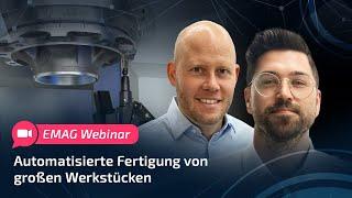 Automatisiertes Drehen großer Werkstücke für LKWs, Traktoren usw. auf CNC-Maschinen | Webinar @ EMAG