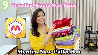 Trending Myntra Kurta Sets Haul l Dream Simple