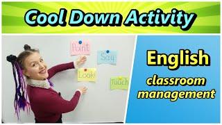 How to Make a Noisy Class Be Quiet//Cool Down Activity for ESL Classroom//Easy Classroom Management