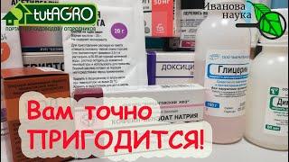 10 дешевых аптечных средств, которые точно работают! Аптечка для сада и огорода.