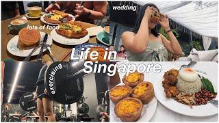 Weekly Singapore vlog | Wedding at Empress, lots of food & exercising, running errands, JB day trip