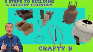 I BUILT A HOME FOUNDRY FOR 100.00 5 easy to follow steps to get you sand casting.