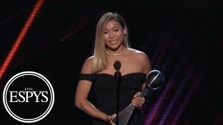 Chloe Kim wins Best Female Athlete award | 2018 ESPYS | ESPN