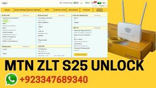 HOW TO UNLOCK MTN ZLT S25 PERMANENT||100 %Working