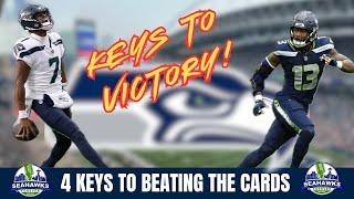 THIS is how the SEAHAWKS beat the CARDINALS on Sunday (my 4 KEYS!)