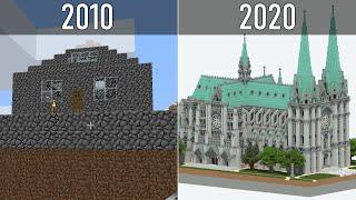 A Decade of Minecraft Builds