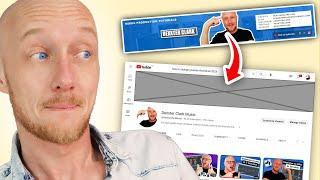 How to change a YouTube channel banner