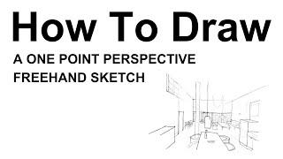 How to Draw a Room in One Point Perspective (3 Simple Steps)