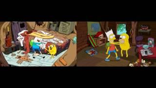 Adventure/Simpsons Time Intro Comparison