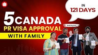 How I got my Canada PR Visa Approval in 121 Days with Family | Nationwidevisas Reviews | Family Visa