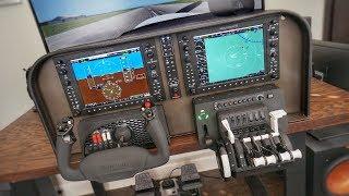 EPIC Home Flight Sim Cockpit | HONEYCOMB | RealSimGear G1000 | SLAVX | X-Plane 11