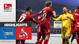 Köln Grab 3 Away-Points! | Hertha BSC - 1. FC Köln 0-1 | Highlights | Matchday 11 - Bundesliga 2