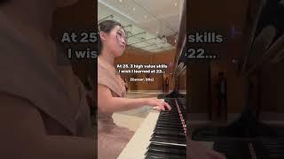 Learned these the hard way so you don’t have to ️ #career #20s #careertips #musicians #pianist