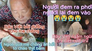 [238] Nàng dâu nấu hương vị cháo thịt bằm Việt Nam cho mẹ chồng bồi dưỡng