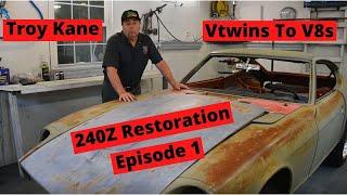 Datsun 204Z  Project Blog By  Troy Kane Vtwins To V8s  Episode 1