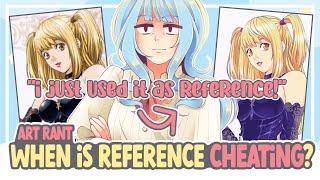 Is Reference CHEATING? (Reference, Plagiarism & Tracing: A Deep Dive) || SPEEDPAINT + COMMENTARY