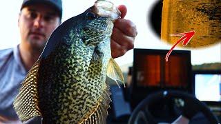 How to use Side Imaging to find Crappie in the Fall