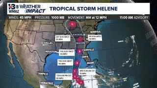 Tropical Storm Helene has officially formed in the Caribbean Sea (Tropics Update 9/24 11 a.m.)