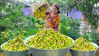 Grandma Making 2 Different Fig Jams! Unique Homemade Jam Recipe for Winter!