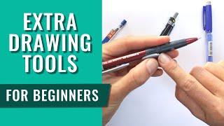 Upgrade Your Art! The EXTRA Drawing Tools I Recommend For Beginners Learning To Draw