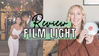 How to improve wedding sparkler exit photos with a film light | Photographer Rotolight  Neo 2 Review