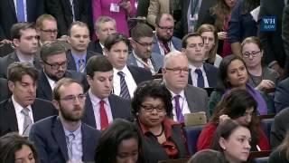 Sean Spicer responds to Breitbart News question about Matt Drudge