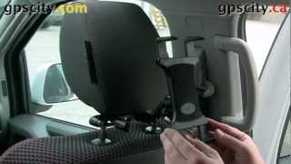 Installing the Arkon Universal Tablet Headrest Mount with GPS City