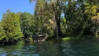 Kayak in the Silver Springs river.