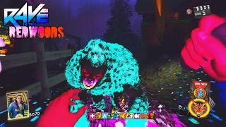 RAVE IN THE REDWOODS - MAIN EASTER EGG COMPLETE GAMEPLAY WALKTHROUGH (INFINITE WARFARE ZOMBIES)