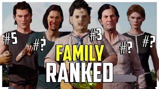 All 5 Family Members Ranked Worst to Best (The Texas Chain Saw Massacre)