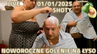 Włóczykij w Azji | NOWOROCZNE GOLENIE NA ŁYSO, shoty z live 01/01/2025 #polacywkambodży #polacywazji