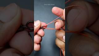 How to Tie a Swivel Knot in Seconds!  #Shorts #instafishing #swivelknot #art