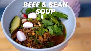 Sort Of: Carne Molida En Su Jugo - Flavourful Beef & Bean Soup!