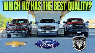 Chevy HD V Ford SD V RAM HD: Which HD Truck Has The Top Quality For 2024?