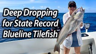 State Record! Catching HUGE Blueline Tilefish on Electric Reel