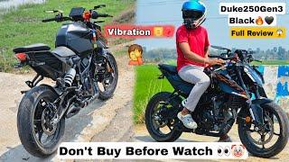 New KTM Duke250 Gen3 Black Beauty Review in 2025  || Vibration 