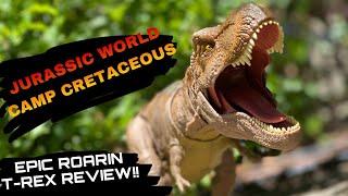 JURASSIC WORLD EPIC ROARING T-REX REVIEW!!