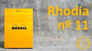 Bloc Rhodia nº 11 notepad - Review