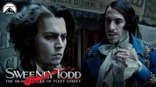 Sweeney Todd | Shave Contest Scene (Johnny Depp, Sacha Baron Cohen) | Paramount Movies