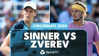 Exhilarating Jannik Sinner vs Alexander Zverev Semi-Final | Cincinnati 2024 Match Highlights