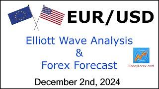 EUR USD Elliott Wave Analysis | Forex Forecast | December 2, 2024 | EURUSD Analysis Today