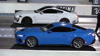 New 2024 Mustang GT vs 2022 Mustang GT - drag race