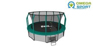 Обзор на Батут Unix line 8ft, 10ft, 12ft, 14ft, 16ft Supreme green