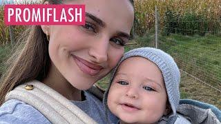 Louisa Jindaoui teilt ein süßes Bild mit ihrem Baby Nidal