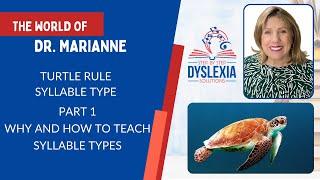 Part 1-  Turtle Rule - Syllable Type - Orton Gillingham Model - Dyslexia